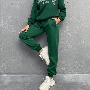 Shein green sweatpants